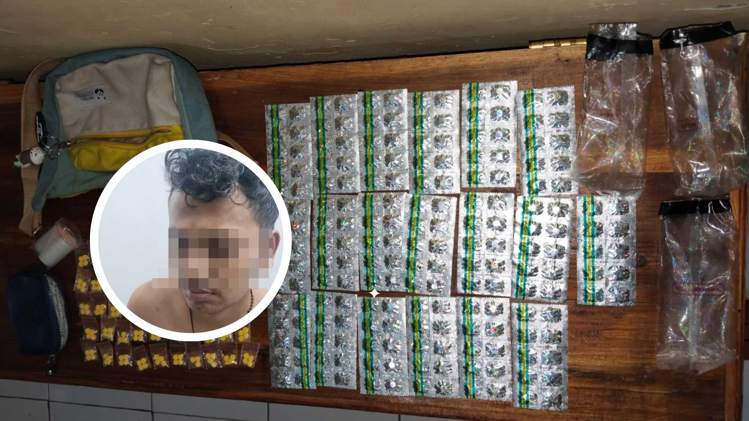 Polisi Sita 190 Tramadol dan 217 Heximer dari Pengedar di Peundeuy Garut